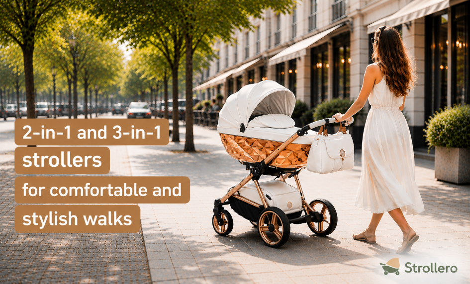 Discover carefully selected strollers that combine comfort, safety, and elegant design.