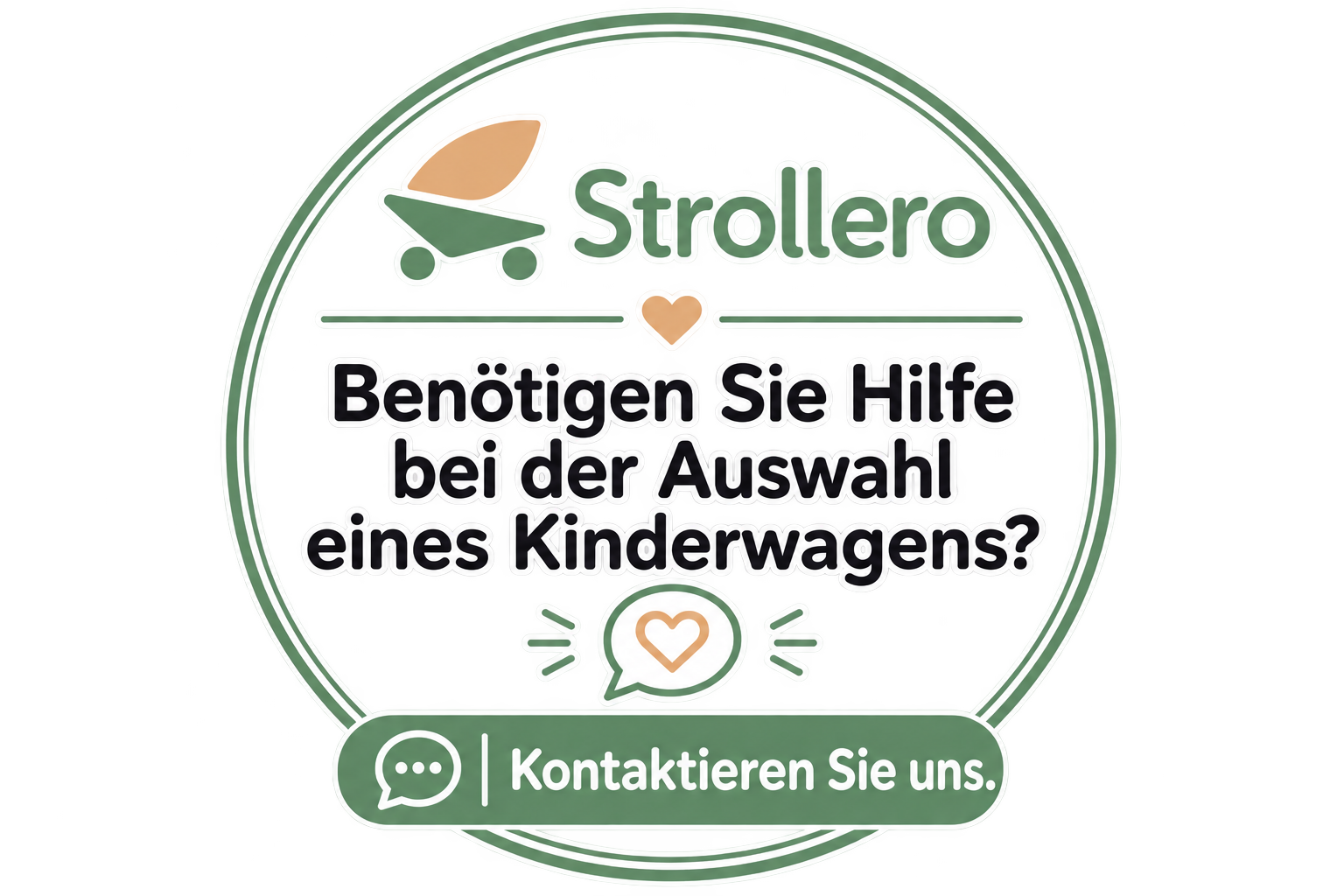 Benötigen Sie Hilfe bei der Auswahl eines Kinderwagens? Kontaktieren Sie uns.