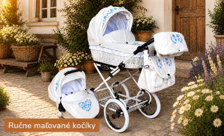 Ručne maľované kočíky