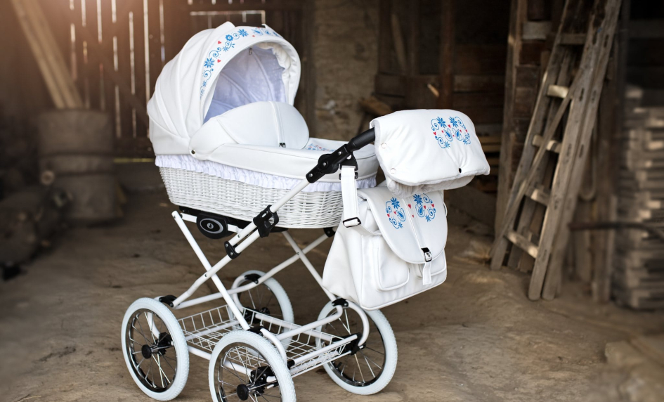 Uniquely hand-painted strollers