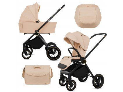 babylux rosso beige 2 in 1 stroller