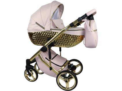 sojan happy exclusive old pink 2 in 1 stroller1