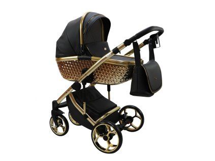 sojan xsara exclusive black gold carrycot 2 in 1 stroller