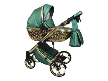 sojan xsara exclusive green gold carrycot 2 in 1 stroller