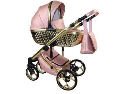 sojan xsara exclusive pink gold carrycot 2 in 1 stroller