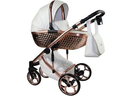 sojan xsara exclusive white copper carrycot 2 in 1 stroller