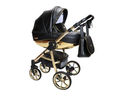 sojan mami exclusive black gold carrycot 2 in 1 stroller