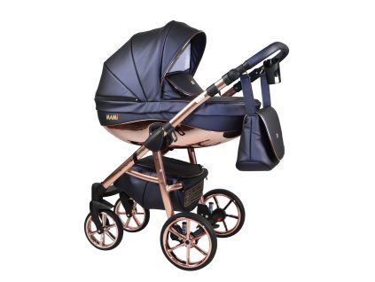 sojan mami exclusive dark blue 2 in 1 stroller