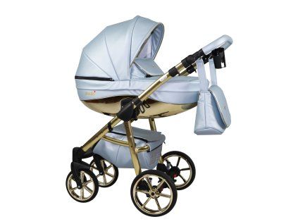 sojan mami exclusive light blue 2 in 1 stroller