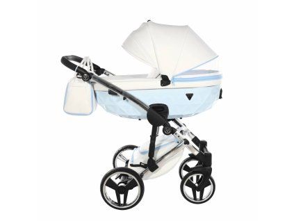 Carrycot on Junama Candy Blue stroller