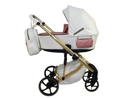 sojan citax exclusive white pink 2 in 1 stroller