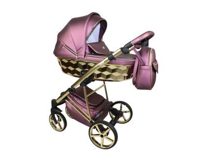 sojan zoya exclusive dusty rose 2 in 1 stroller front view