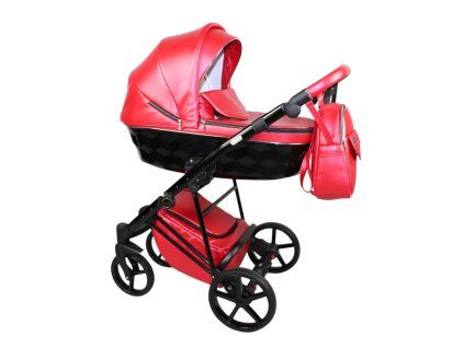 sojan zoya exclusive red 2 in 1 stroller front view