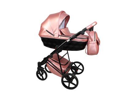 sojan zoya exclusive rose gold 2 in 1 stroller side view