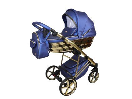 sojan zoya exclusive royal blue 2 in 1 stroller side