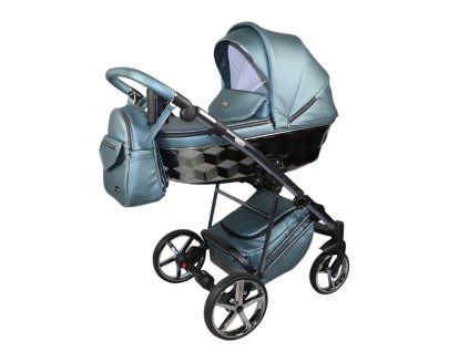 sojan zoya exclusive sage green 2 in 1 stroller side