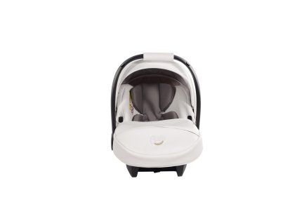 Junama Kite Candy Premium White infant car seat in crisp white design