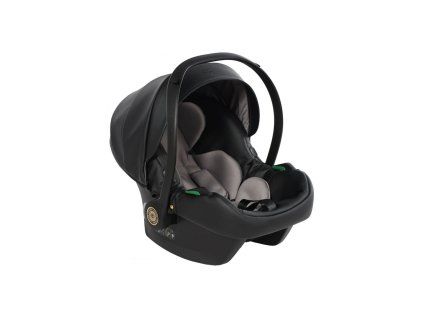 Junama Kite Hand Craft Glitter Black infant car seat with subtle glitter finish