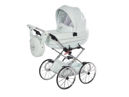 Junama Candy Mini Mint luxury baby stroller main view with elegant mint design