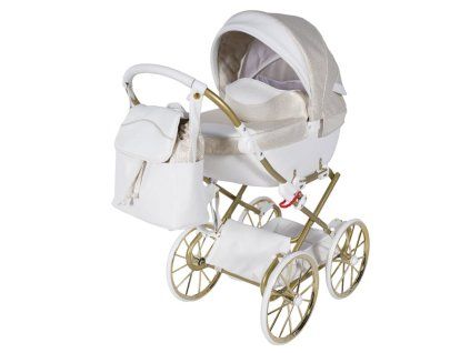 Junama Dolce Mini White Gold comfortable baby stroller view