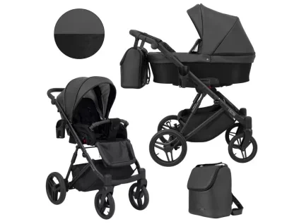 kunert lazzio black 11 2 in 1 stroller