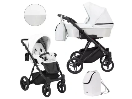 kunert lazzio white smokey 16 2 in 1 stroller