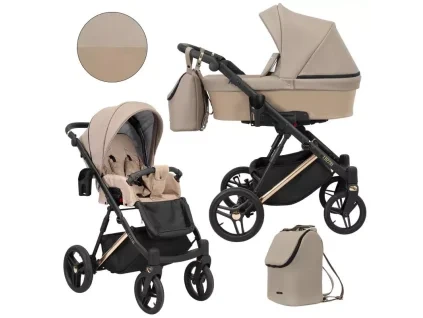 kunert lazzio premium beige 12 copper frame 2 in 1 stroller