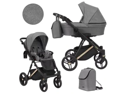 kunert lazzio grey 06 copper frame 2 in 1 stroller