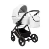 kunert lazzio premium white smokey 16 copper frame 2 in 1 stroller front view