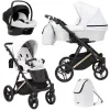 kunert lazzio premium white smokey 16 copper frame 3 in 1 stroller