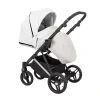 kunert lazzio premium white smokey 16 silver frame 2 in 1 stroller sport