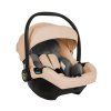 babylux rosso beige 2 in 1 stroller carseat front view