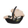 babylux rosso beige 2 in 1 stroller carseat side view