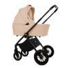 babylux rosso beige 2 in 1 stroller front view