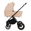 babylux rosso beige 2 in 1 stroller side view