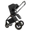 babylux rosso black 2 in 1 stroller sport side view