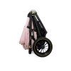 babylux rosso pink 2 in 1 stroller sport folded