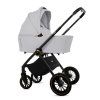 babylux rosso silver 2 in 1 stroller main view
