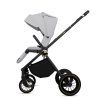 babylux rosso silver 2 in 1 stroller sport view