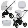 babylux rosso silver 2 in 1 stroller