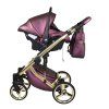 sojan happy exclusive dusty rose 2 in 1 stroller carseat