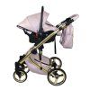 sojan happy exclusive light pink 2 in 1 stroller carseat