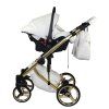 sojan happy exclusive white 2 in 1 stroller carseat