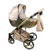 sojan xsara exclusive beige gold carrycot 2 in 1 stroller