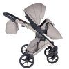 Junama Enzo Cappuccino stroller configured with sport seat unit