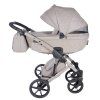 Ergonomic adjustable handlebar on Junama Enzo Cappuccino stroller