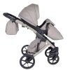 Lightweight aluminum chassis of Junama Enzo Cappuccino stroller