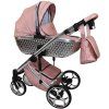sojan xsara exclusive rose pink silver carrycot 2 in 1 stroller