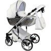 sojan xsara exclusive white silver carrycot 2 in 1 stroller