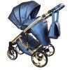 sojan xsara exclusive navy blue gold carrycot 2 in 1 stroller sport